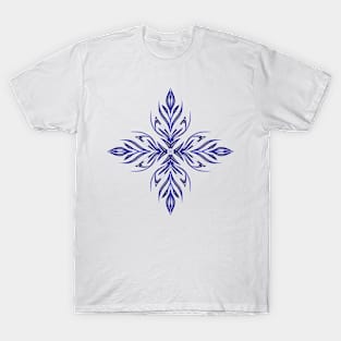 Shower of Sapphire Snowflakes T-Shirt